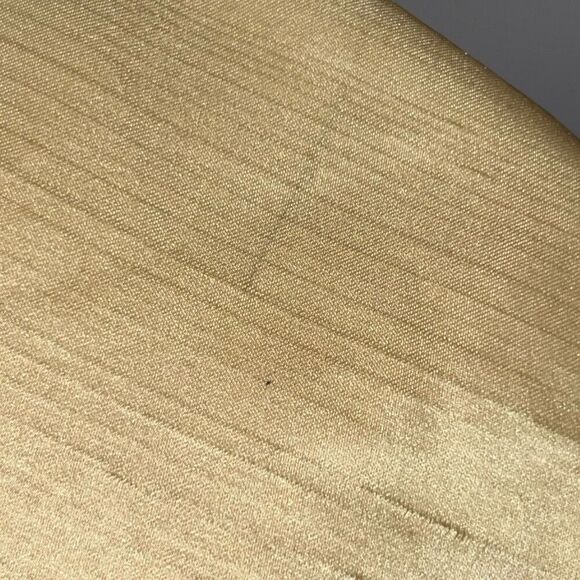 NWT Vintage Nelly De Grab New York Gold Raw Silk Maxi Skirt Pleat Front Size 12 - Picture 5 of 11